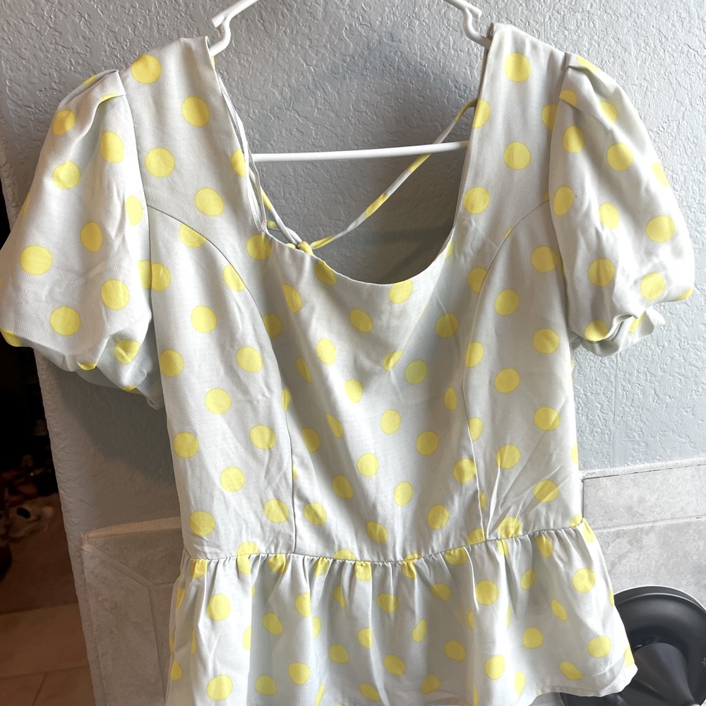 Peplum blouse
